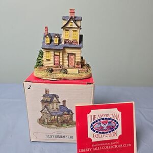 Village‎ Americana #AH22 Liberty Falls Tully's General Store  1993 Holiday